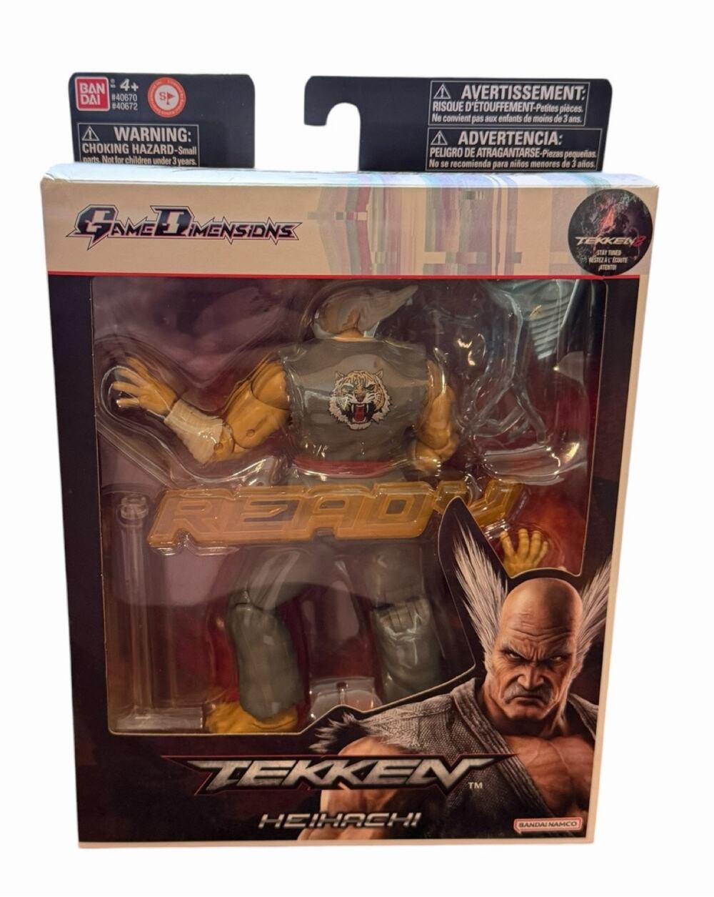 Bandai Namco Game Dimensions Tekken Heihachi Mishima 6 Inch Figure